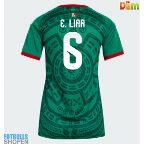 Billiga Mexiko Erik Lira #6 Hemmatröja Dam VM 2026 Kortärmad